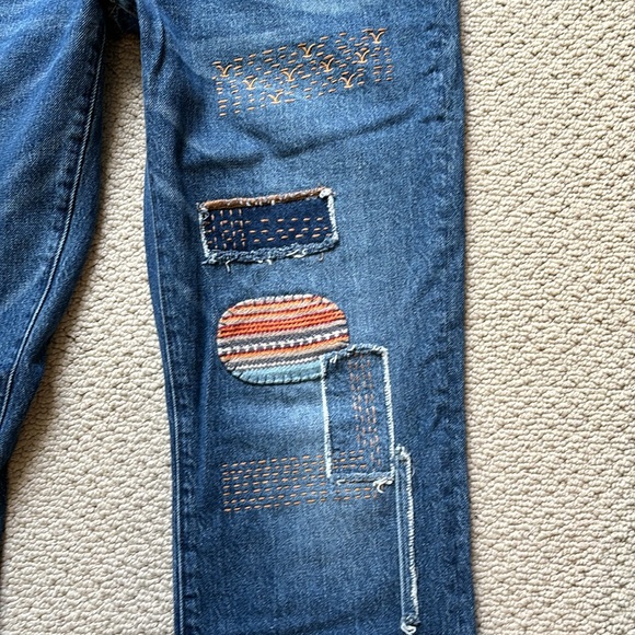Lucky Brand Limited Edition Yellowstone Embroidered Jeans, 8/29R, New No Tag! 🤠 - Picture 4 of 12
